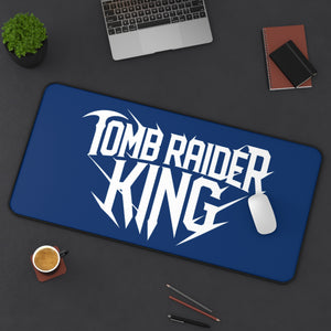 Tomb Raider King Logo Blue Mouse pad