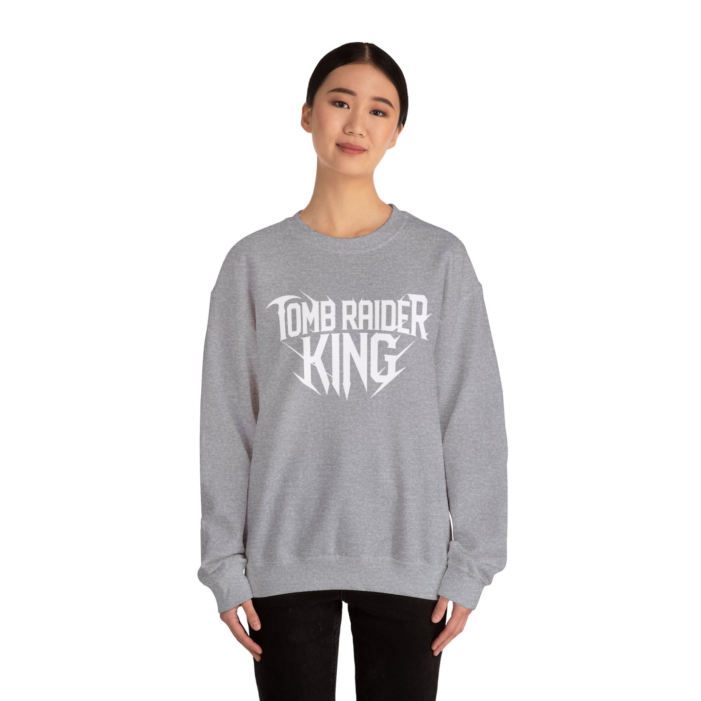 Tomb Raider King Logo Gray Sweatshirt