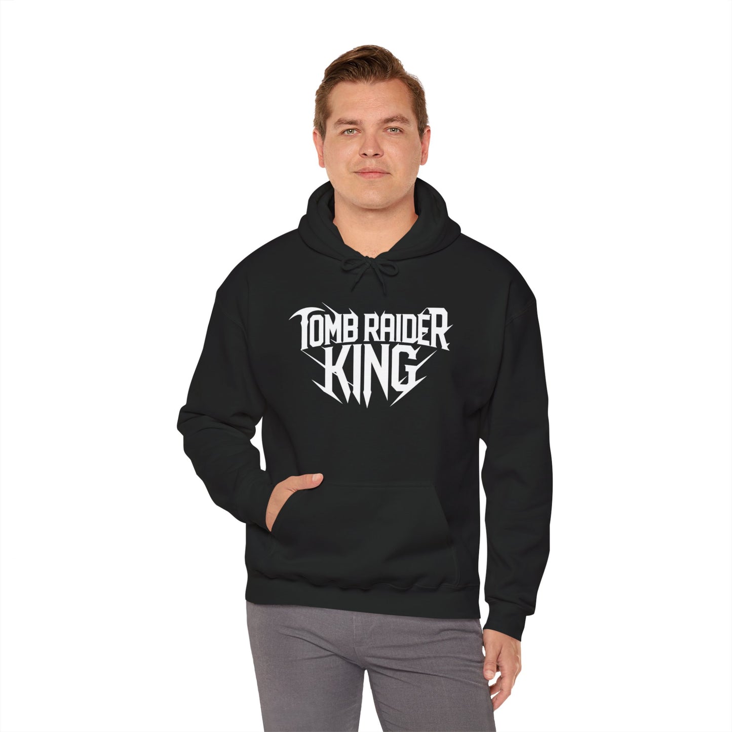 Tomb Raider King Logo Black Hoodie