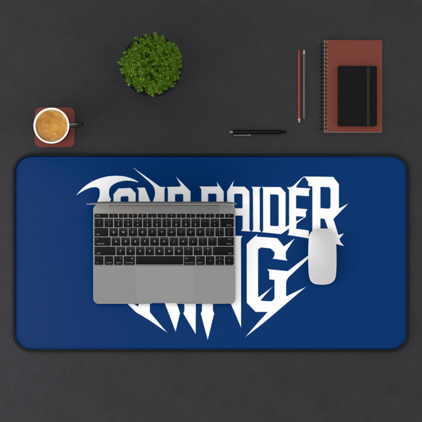 Tomb Raider King Logo Blue Mouse pad