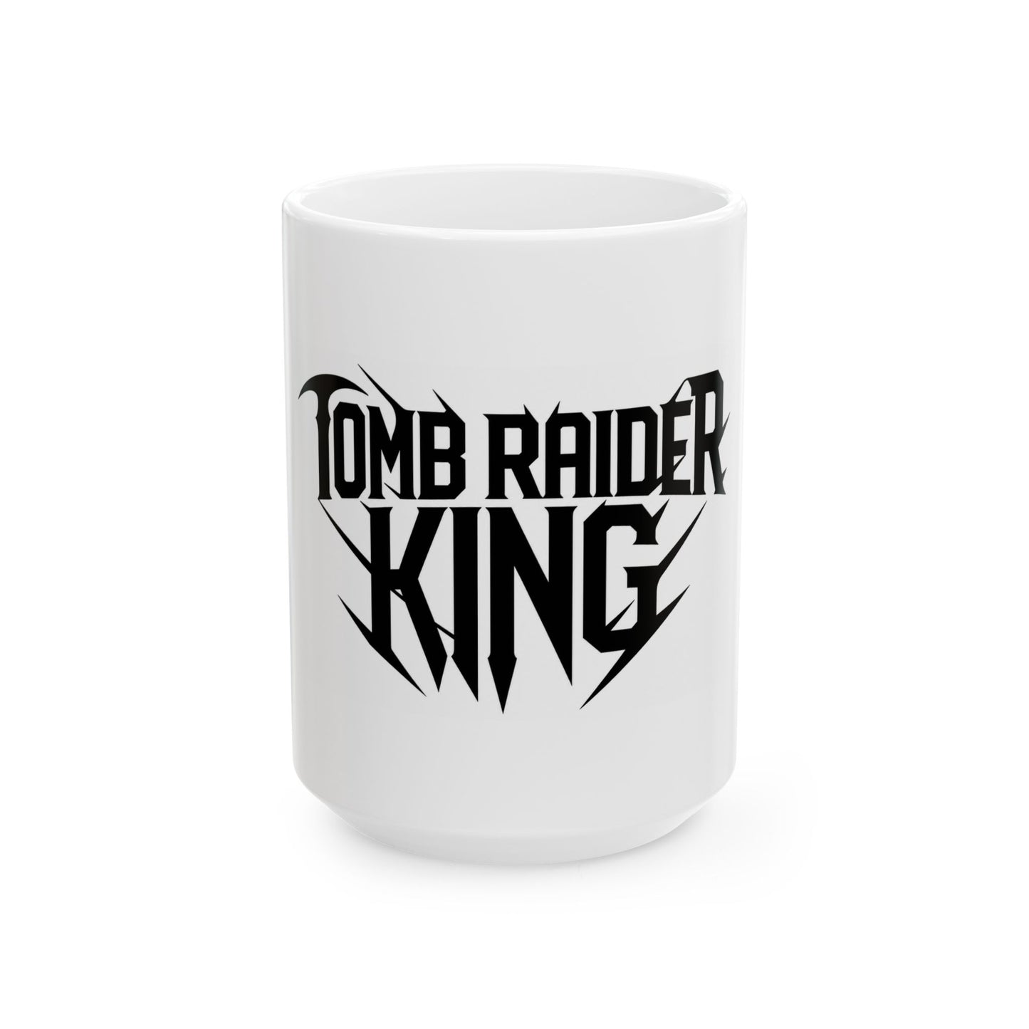 Tomb Raider King Logo White Mug (11oz, 15oz)