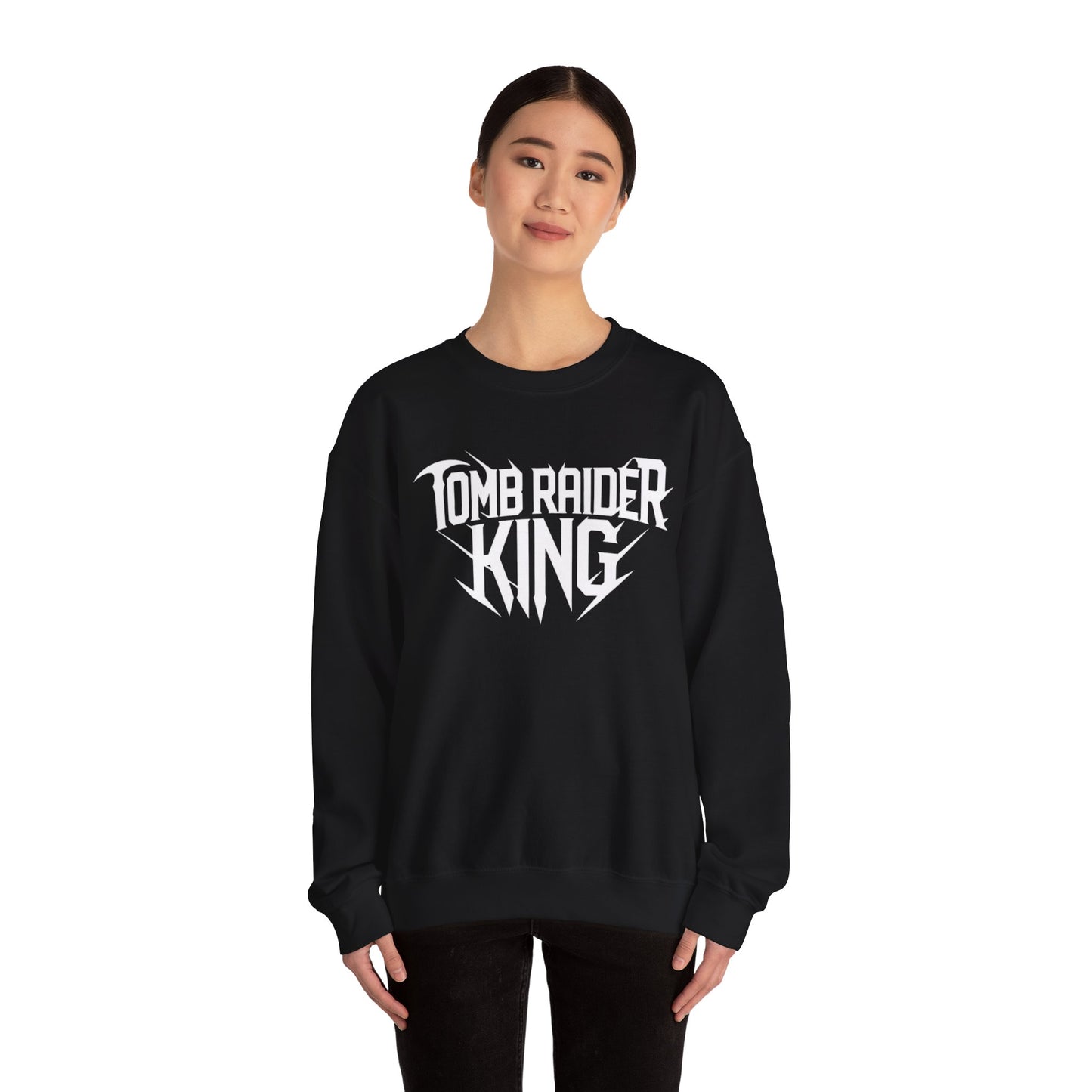 Tomb Raider King Logo Black Sweatshirt