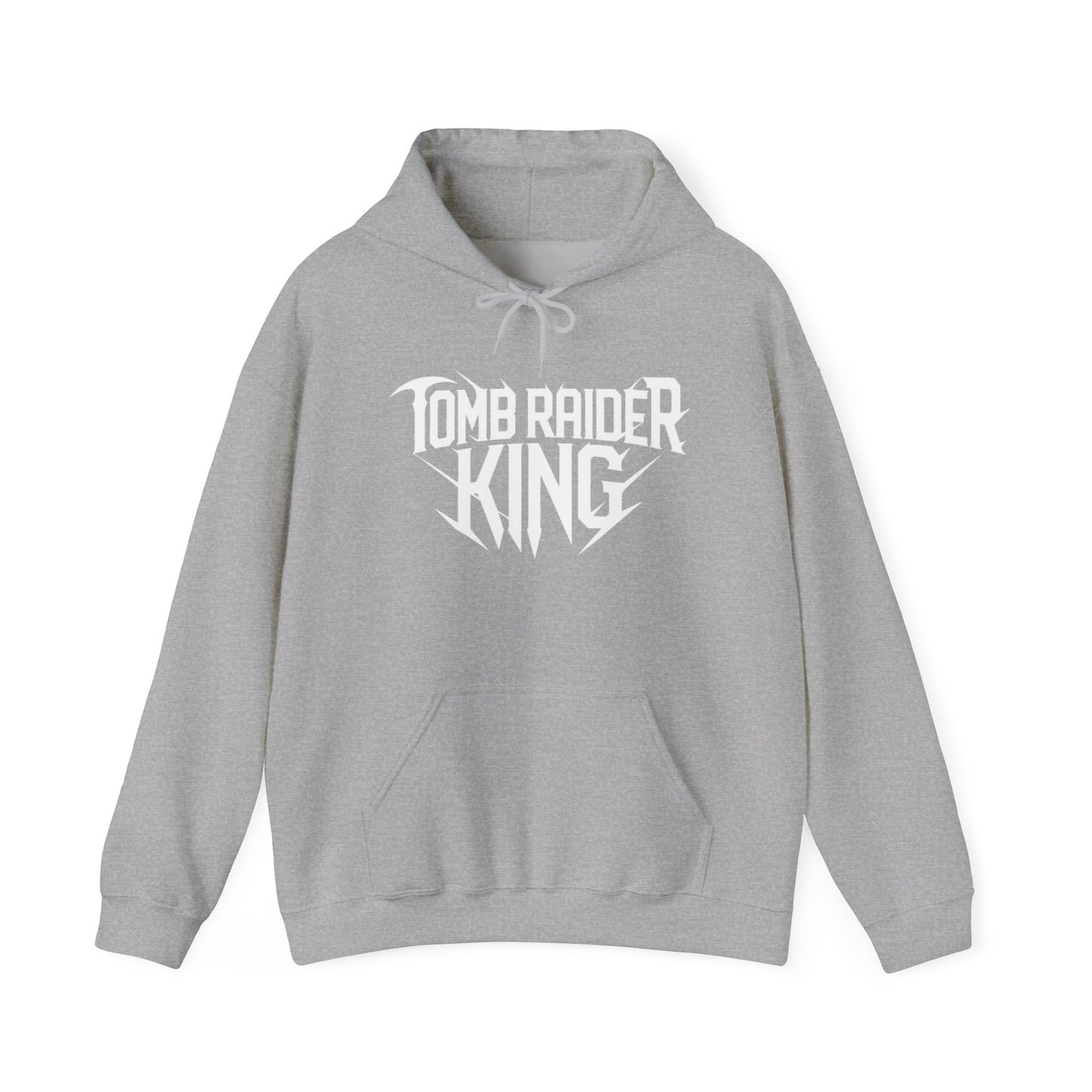 Tomb Raider King Logo Gray Hoodie