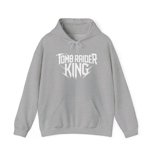 Tomb Raider King Logo Gray Hoodie
