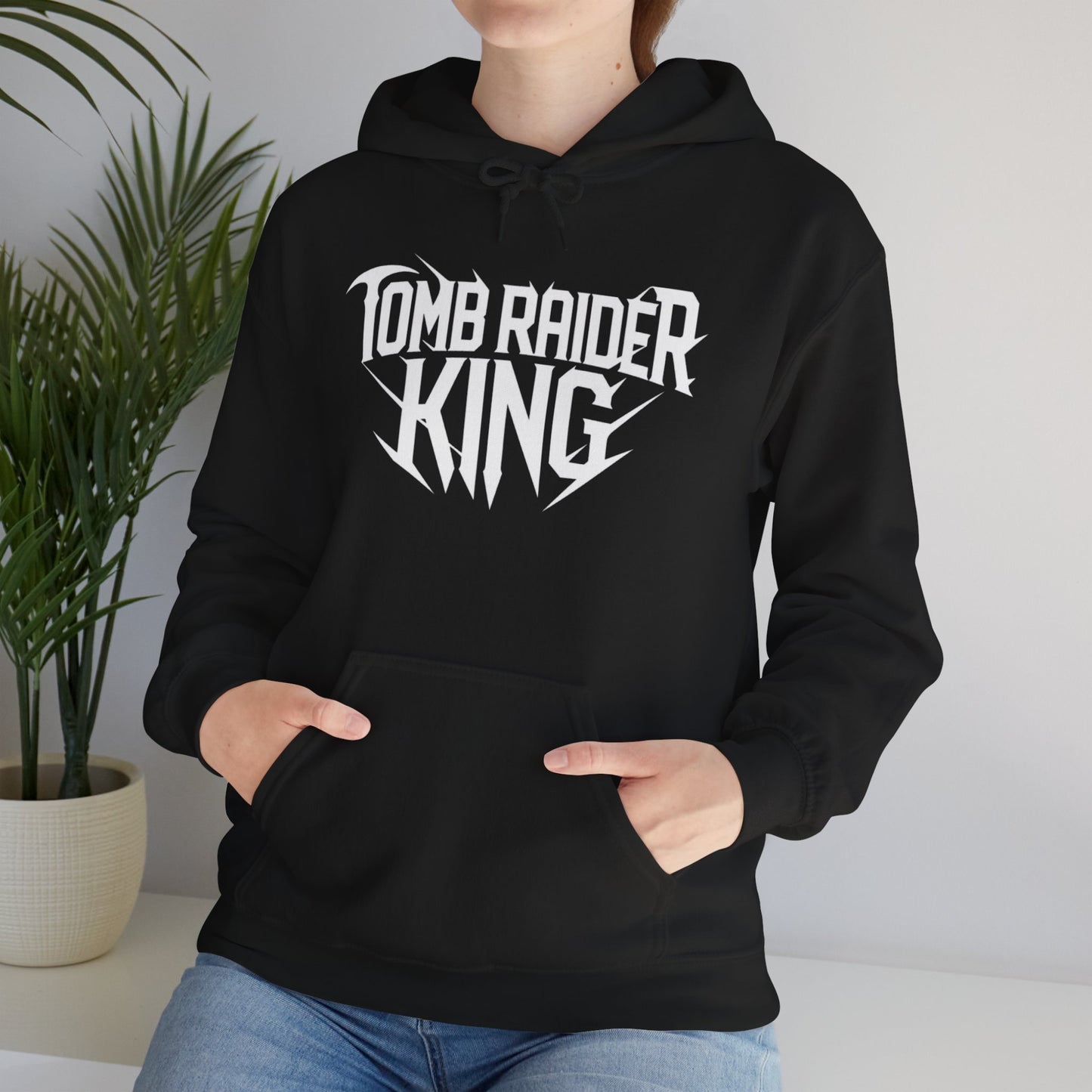 Tomb Raider King Logo Black Hoodie