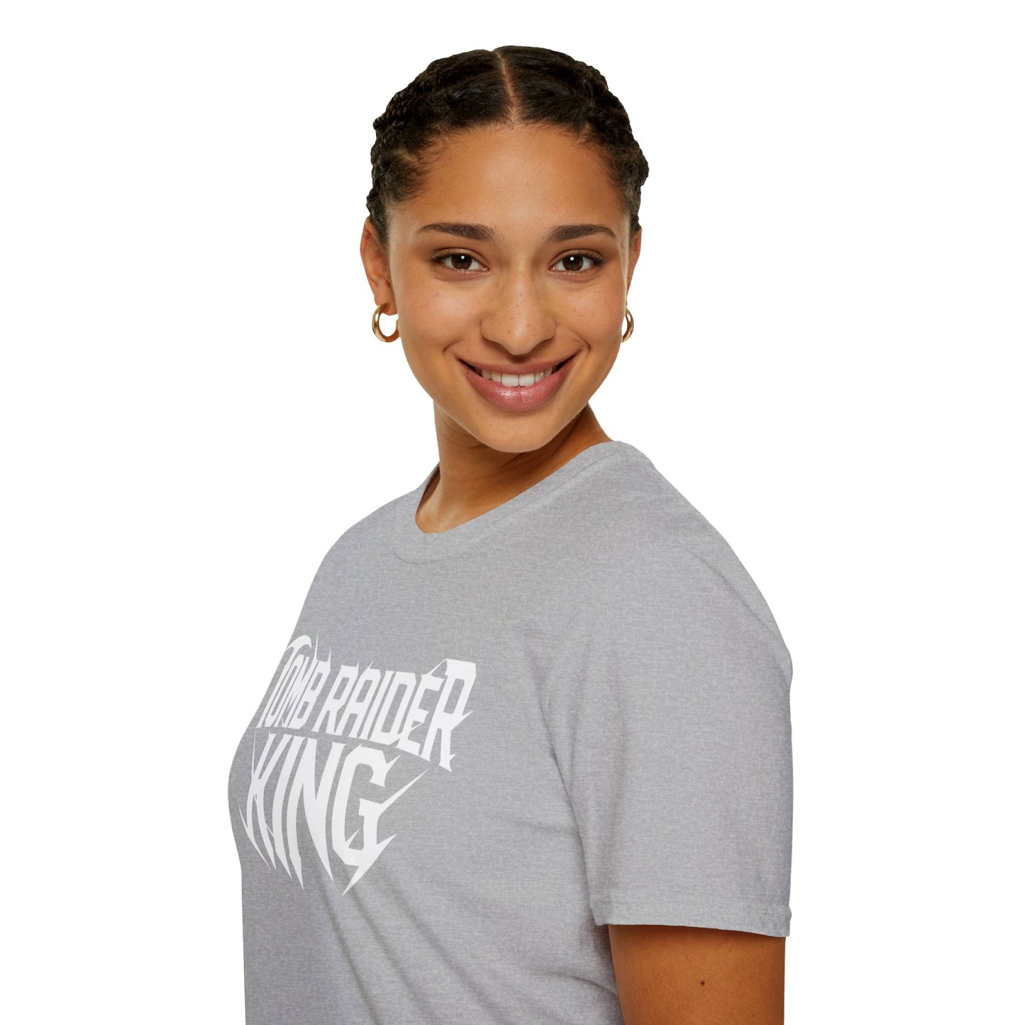 Tomb Raider King Logo Gray T-Shirt