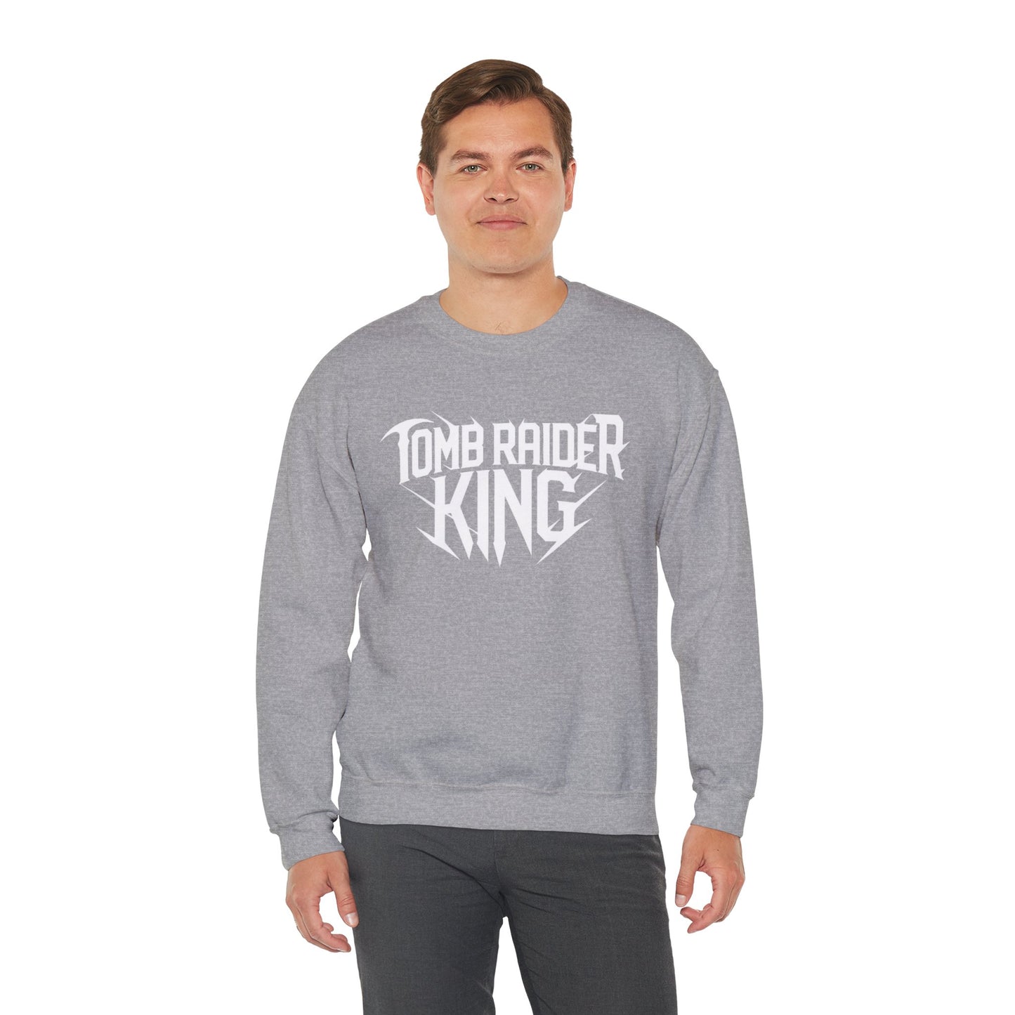 Tomb Raider King Logo Gray Sweatshirt