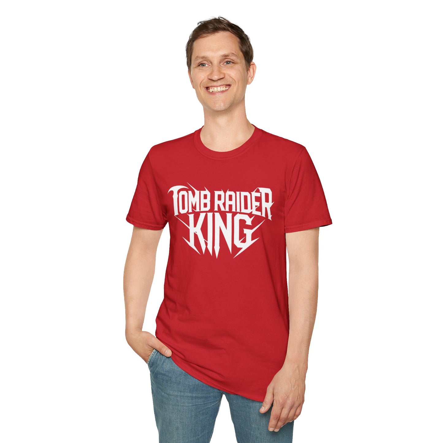 Tomb Raider King Logo Red T-Shirt