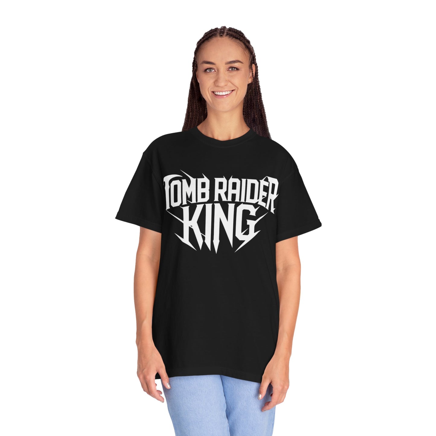 Tomb Raider King Logo Black T-Shirt