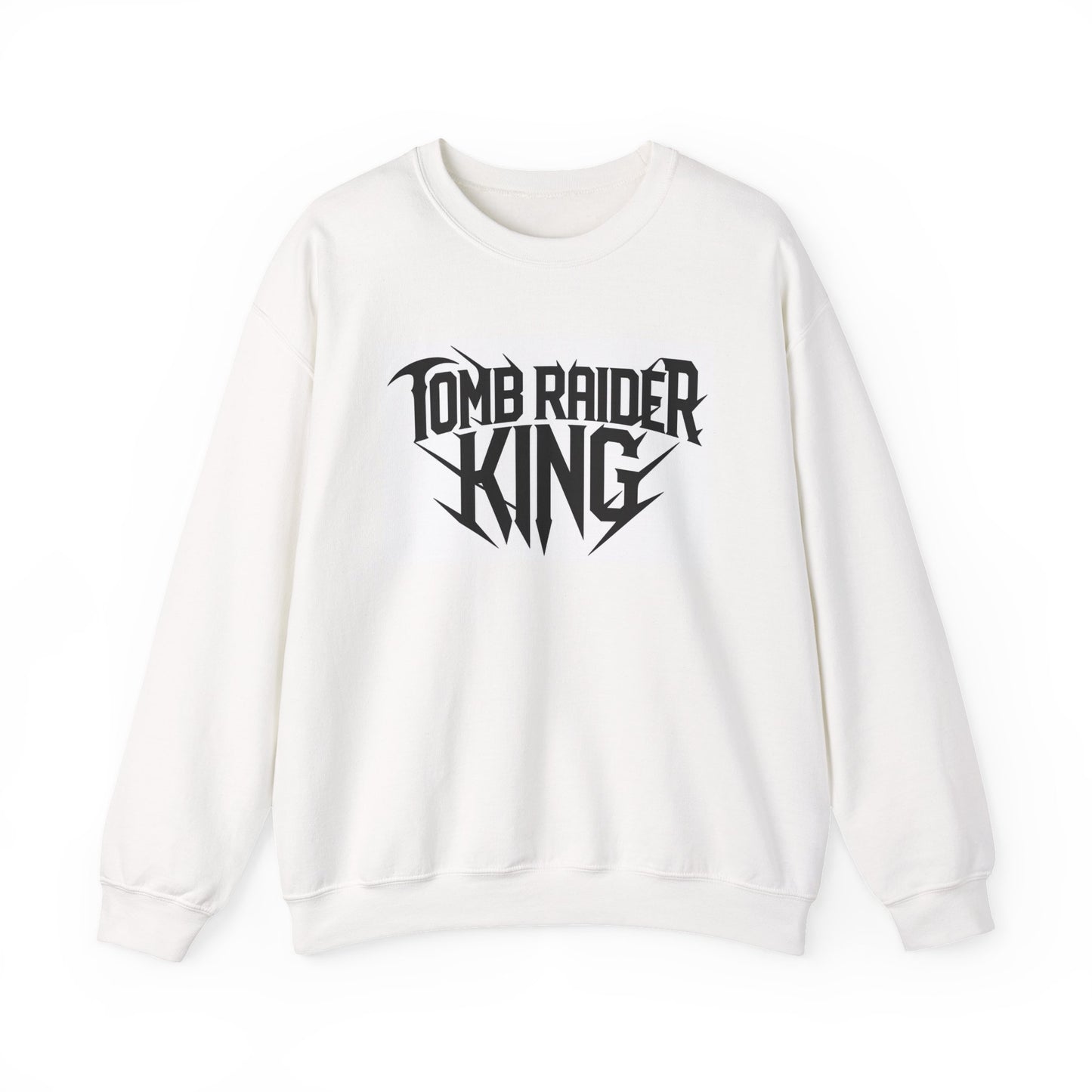 Tomb Raider King Logo White Sweatshirt