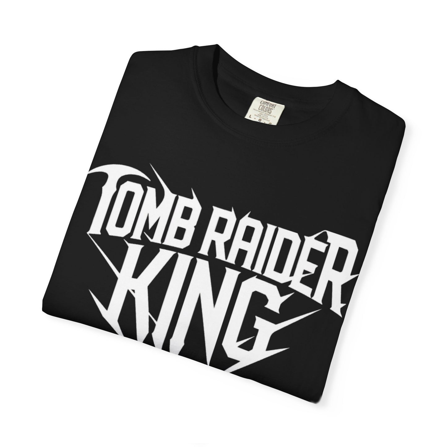 Tomb Raider King Logo Black T-Shirt