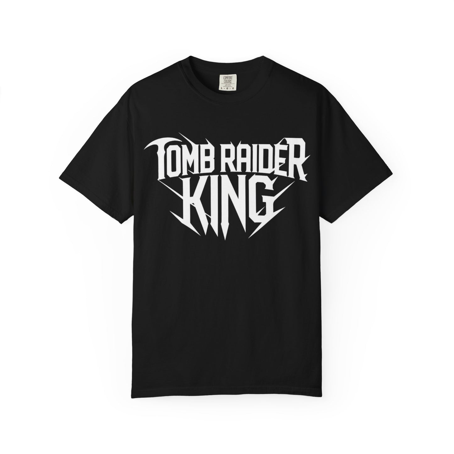 Tomb Raider King Logo Black T-Shirt