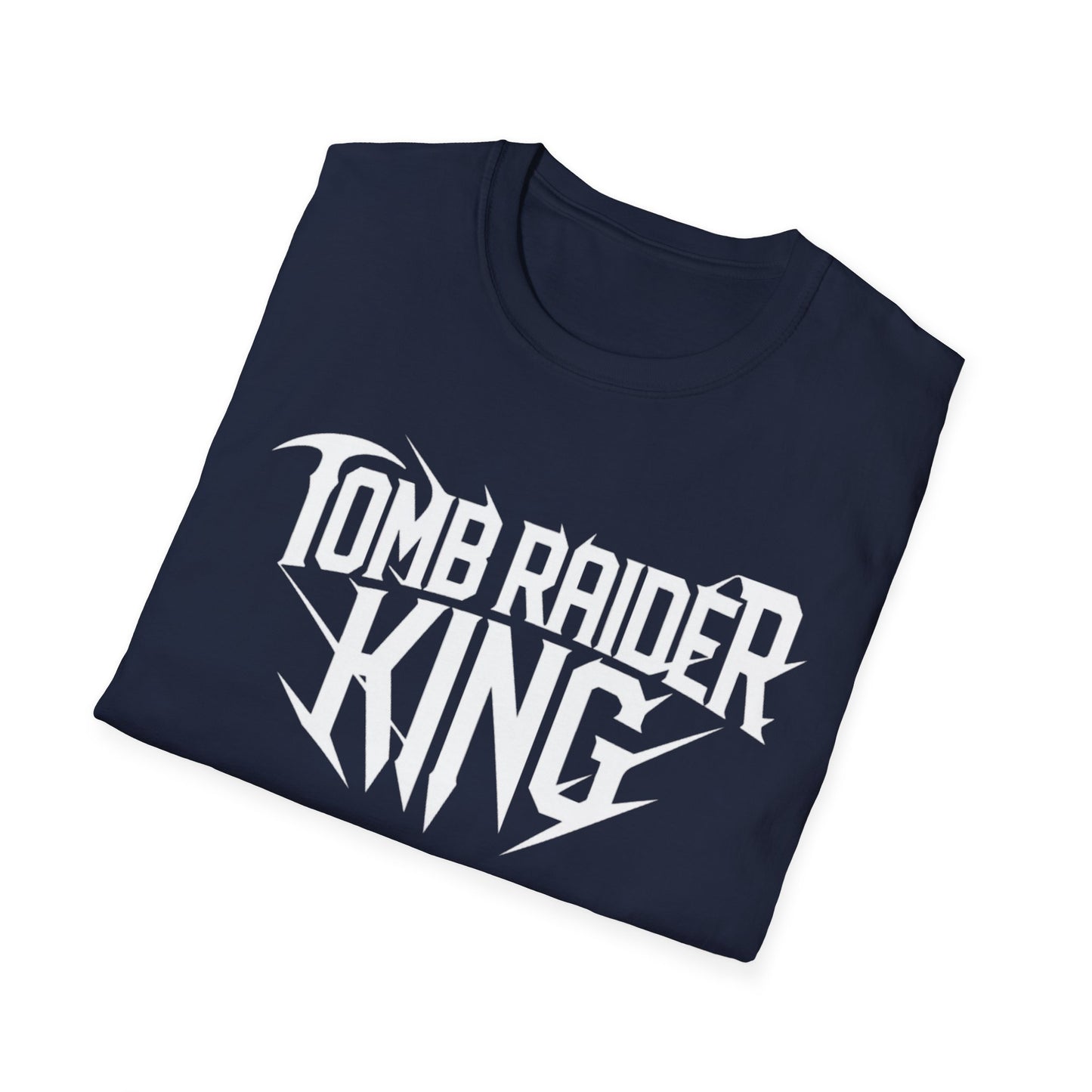 Tomb Raider King Logo Navy Blue T-Shirt