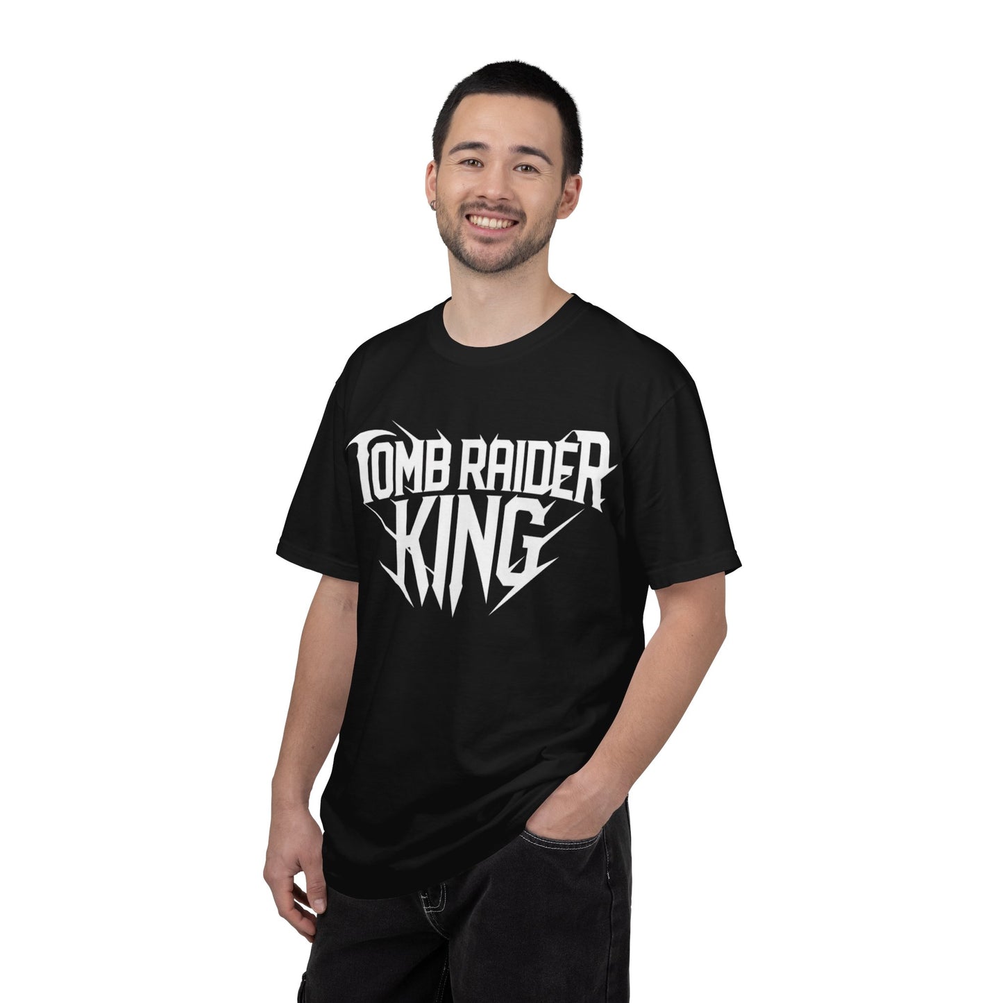Tomb Raider King Logo Black T-Shirt