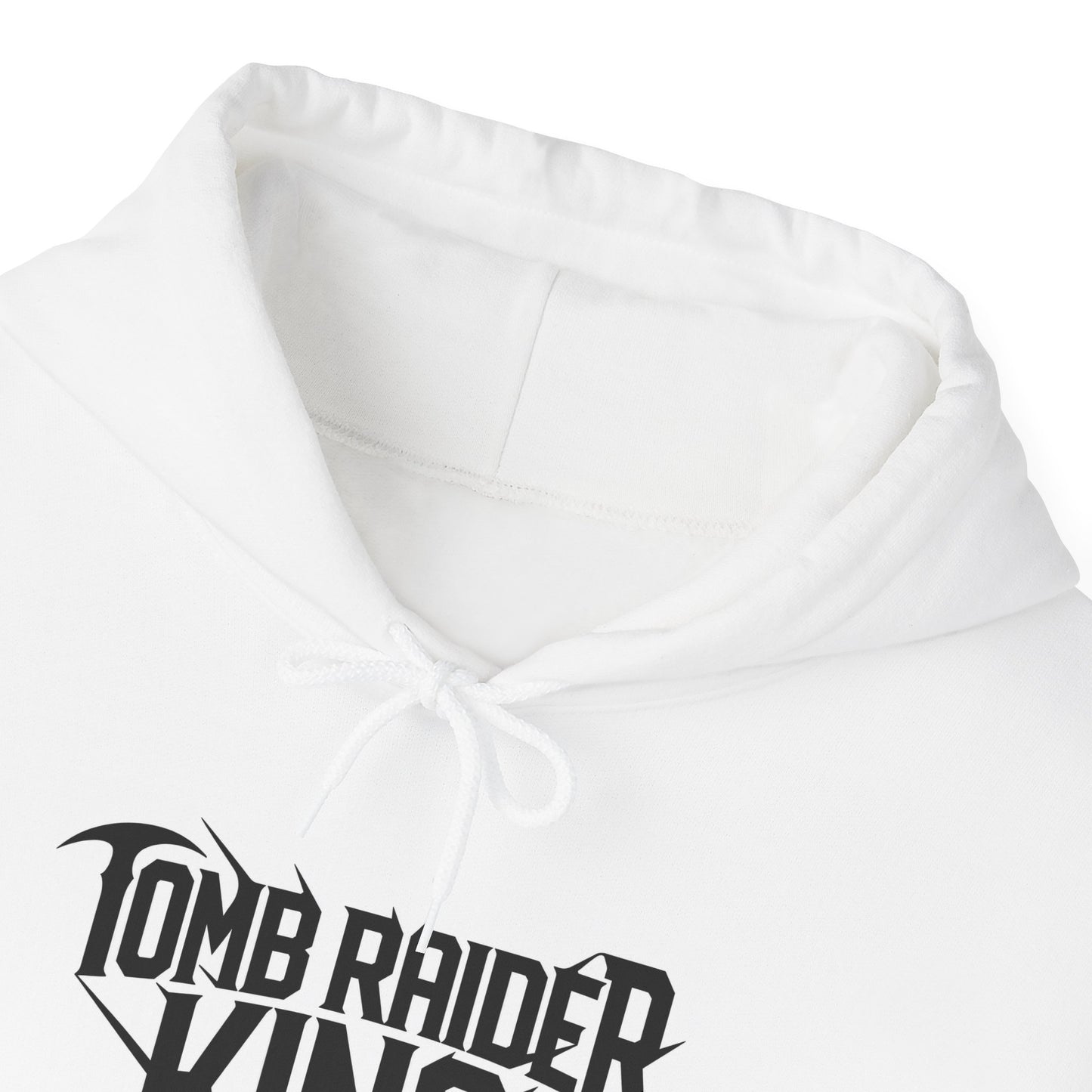 Tomb Raider King Logo White Hoodie