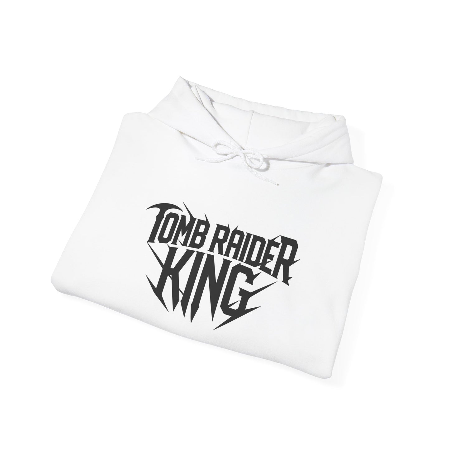 Tomb Raider King Logo White Hoodie