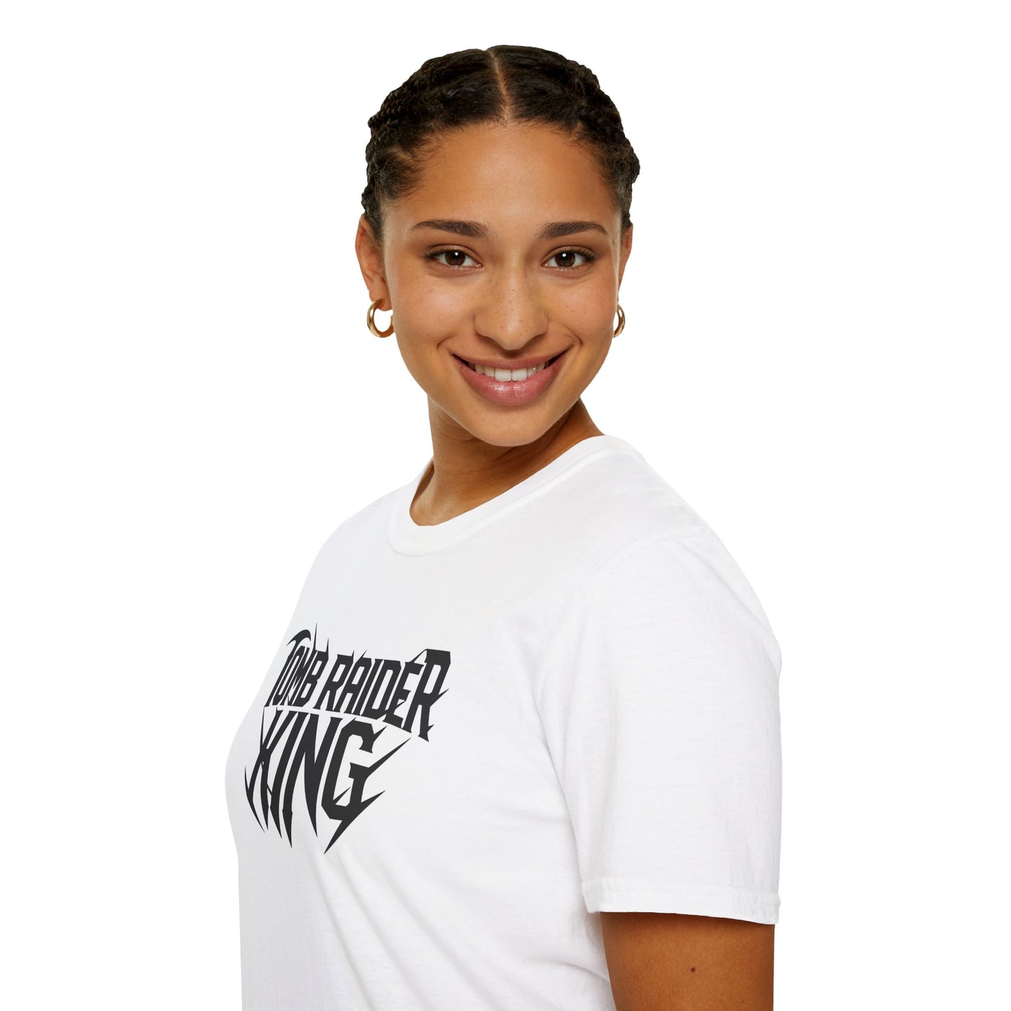 Tomb Raider King Logo White T-Shirt