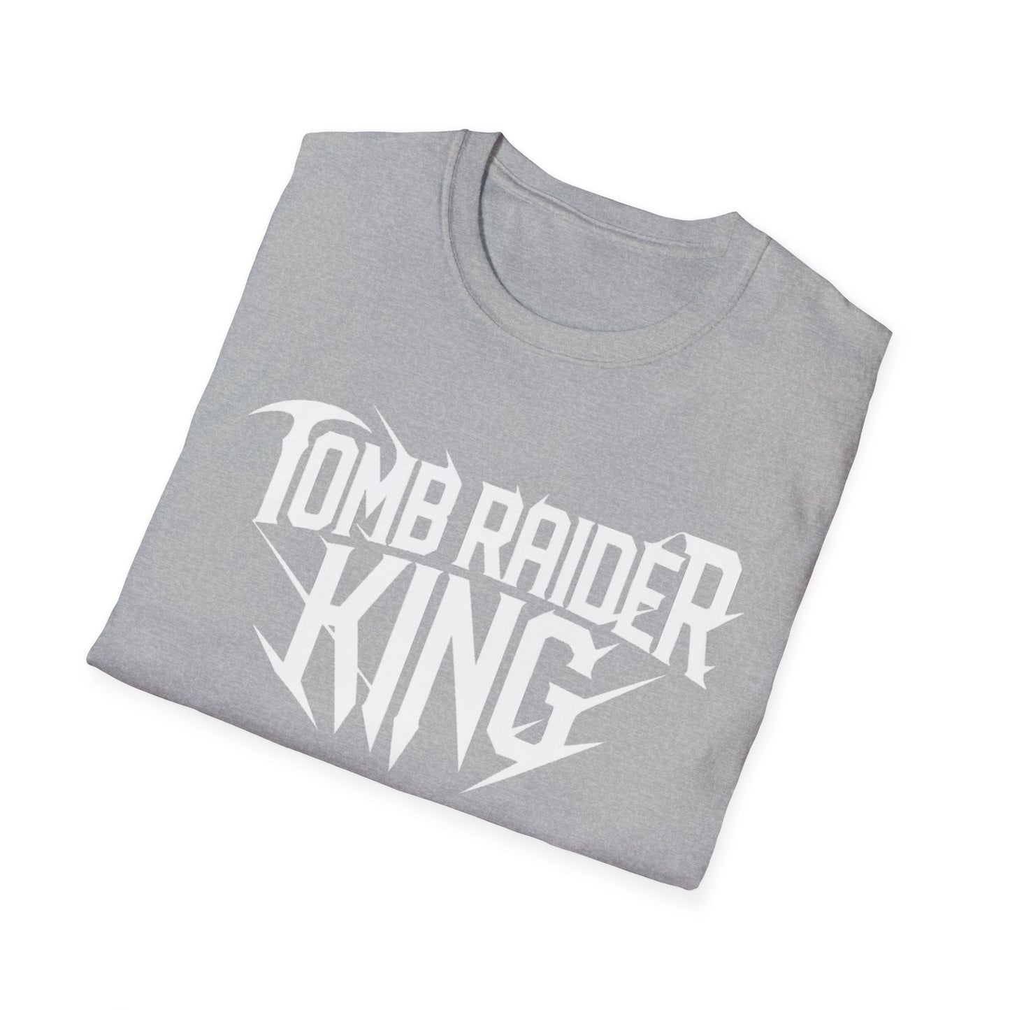 Tomb Raider King Logo Gray T-Shirt