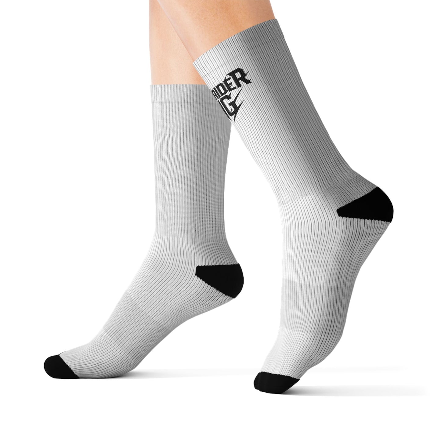 Tomb Raider King Logo White Socks