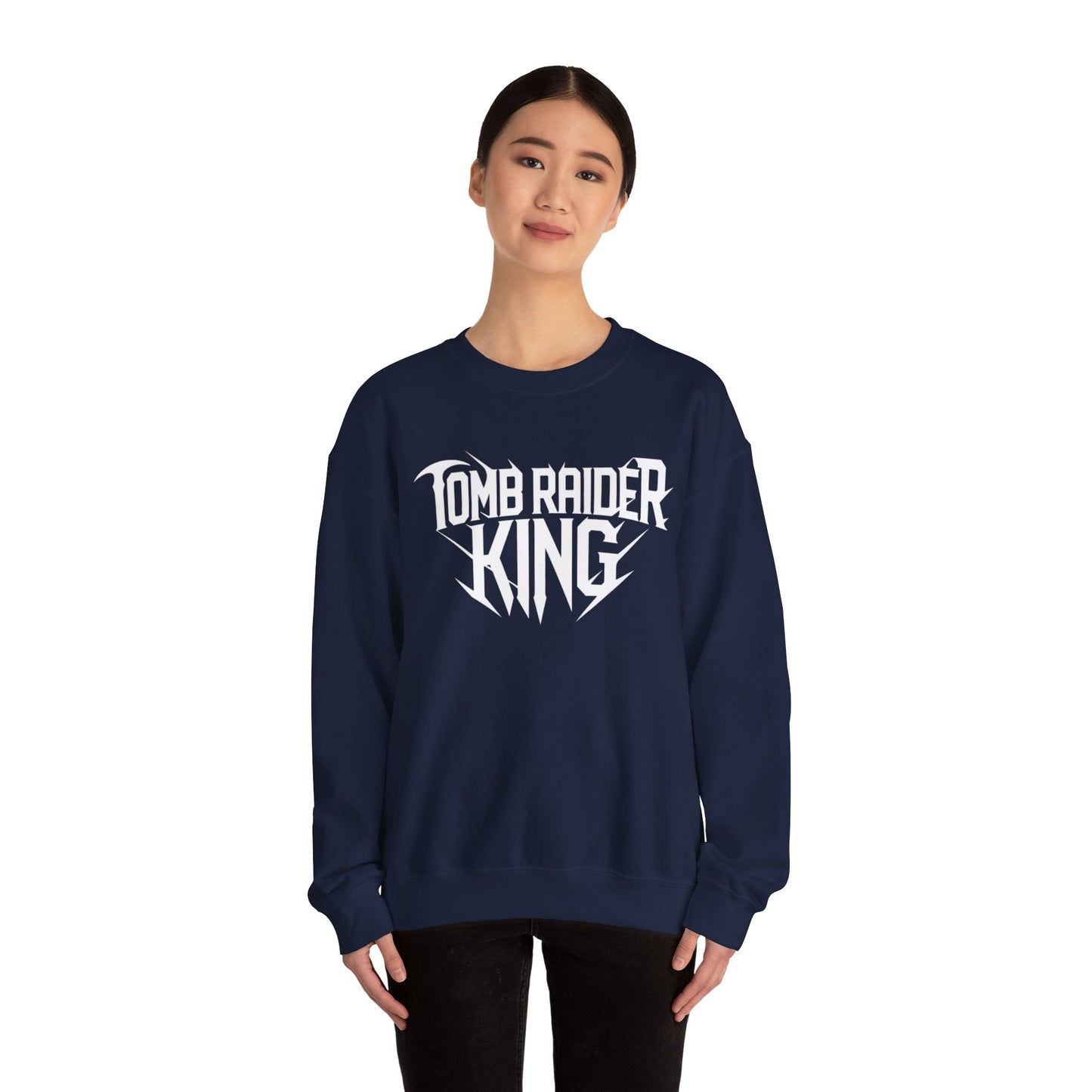 Tomb Raider King Logo Navy Blue Sweatshirt