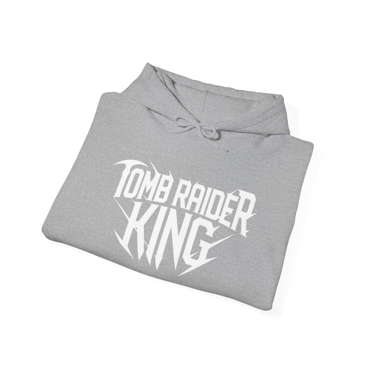 Tomb Raider King Logo Gray Hoodie