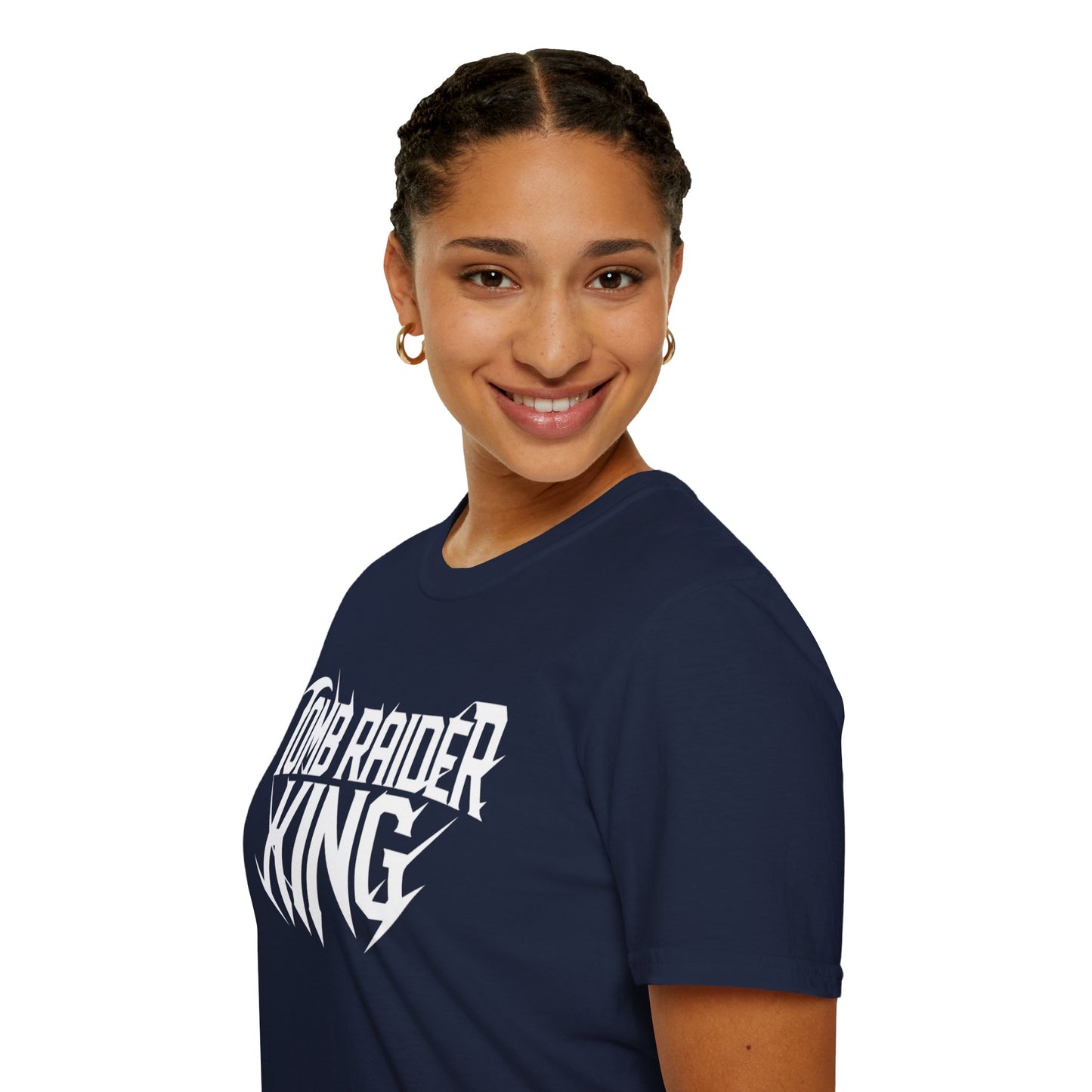 Tomb Raider King Logo Navy Blue T-Shirt