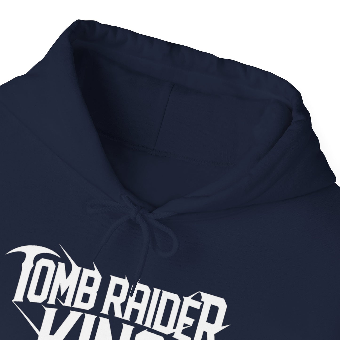 Tomb Raider King Logo Navy Blue Hoodie