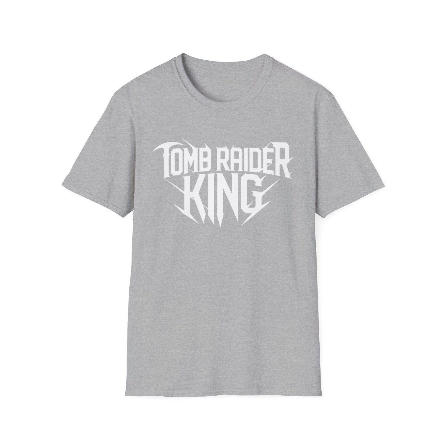 Tomb Raider King Logo Gray T-Shirt