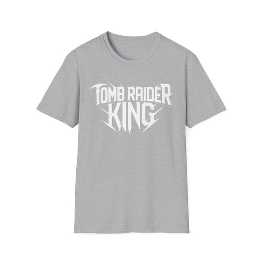 Tomb Raider King Logo Gray T-Shirt