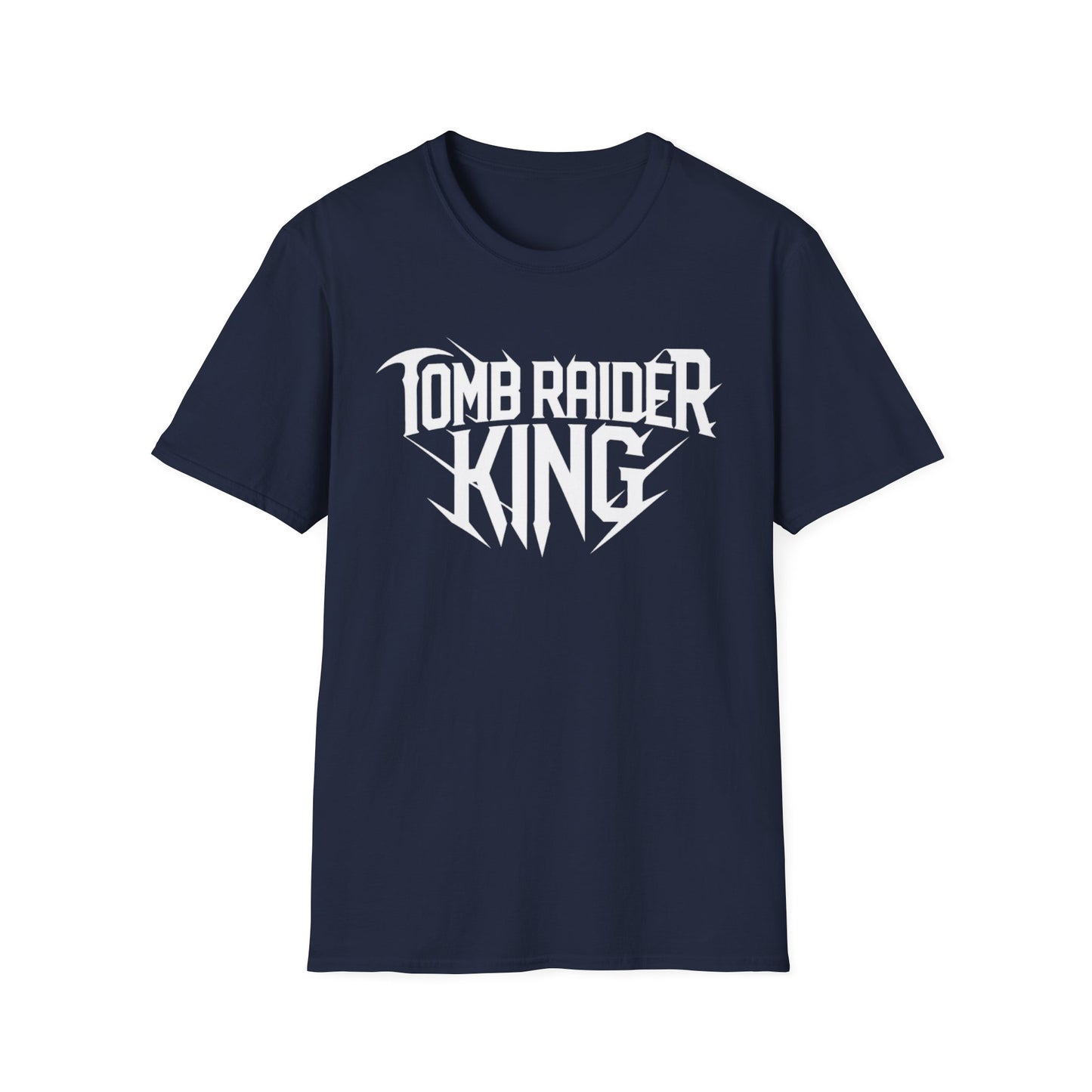 Tomb Raider King Logo Navy Blue T-Shirt