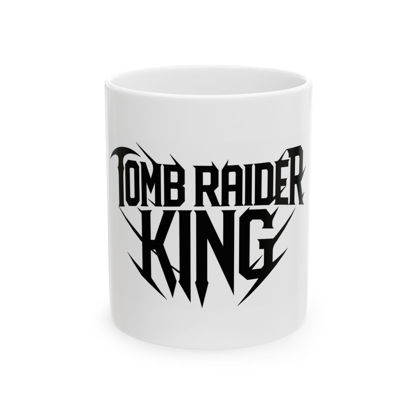Tomb Raider King Logo White Mug (11oz, 15oz)