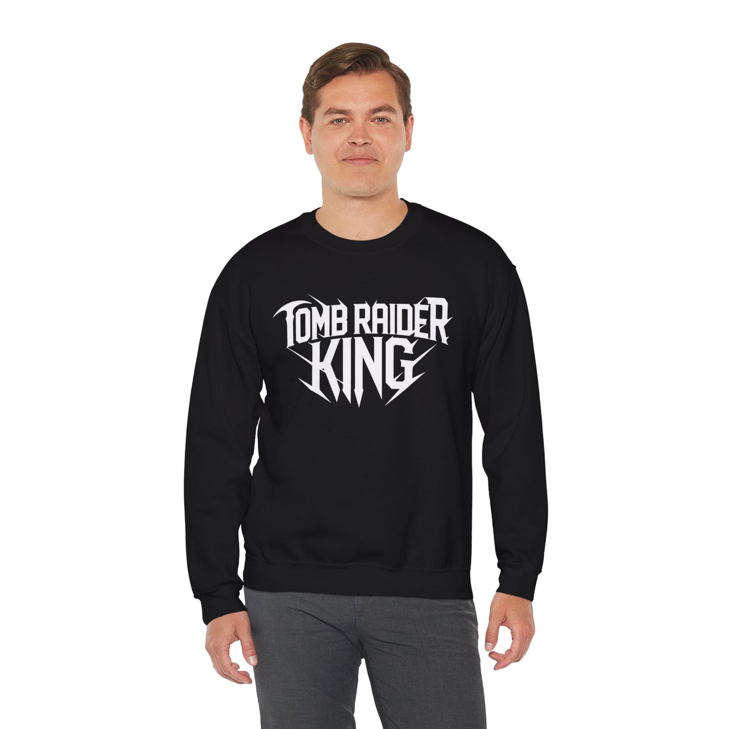 Tomb Raider King Logo Black Sweatshirt