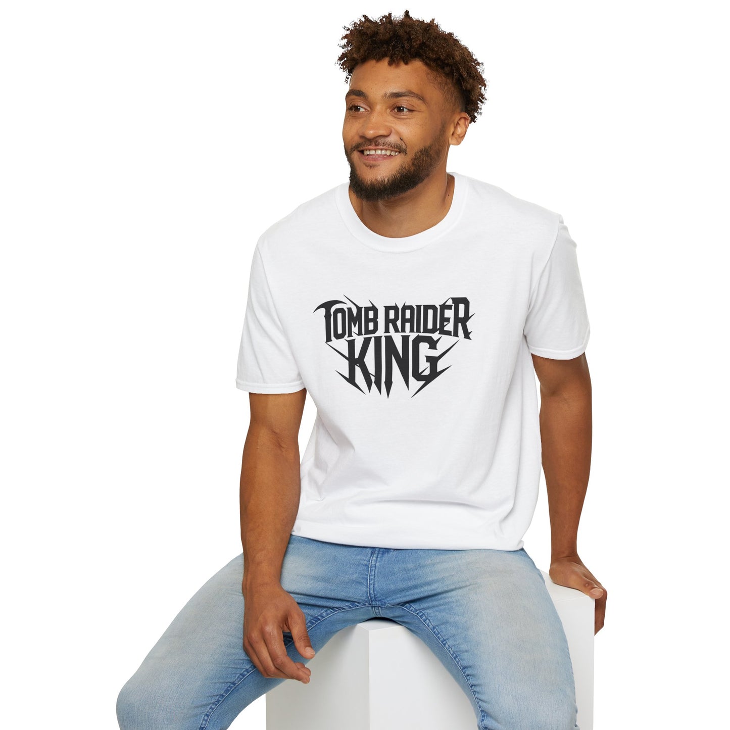Tomb Raider King Logo White T-Shirt