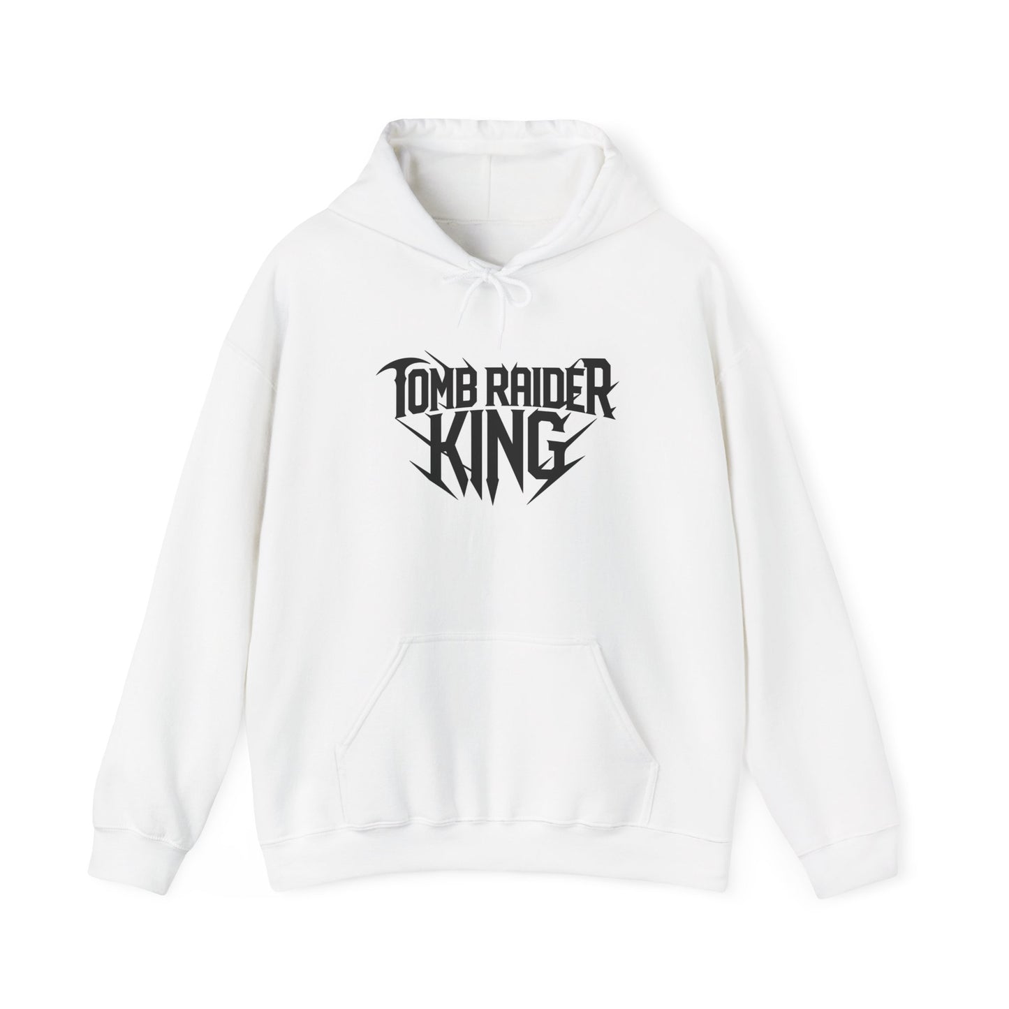 Tomb Raider King Logo White Hoodie