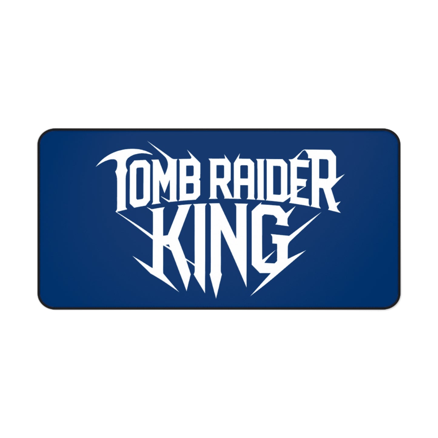 Tomb Raider King Logo Blue Mouse pad