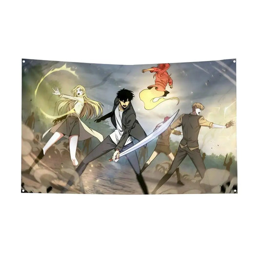 Tomb Raider King Seo Joo-Heon Relic Battle Team Wall Tapestry