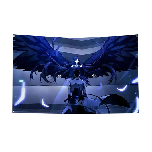Tomb Raider King Seo Joo-Heon Dark Winged Relic Wall Tapestry