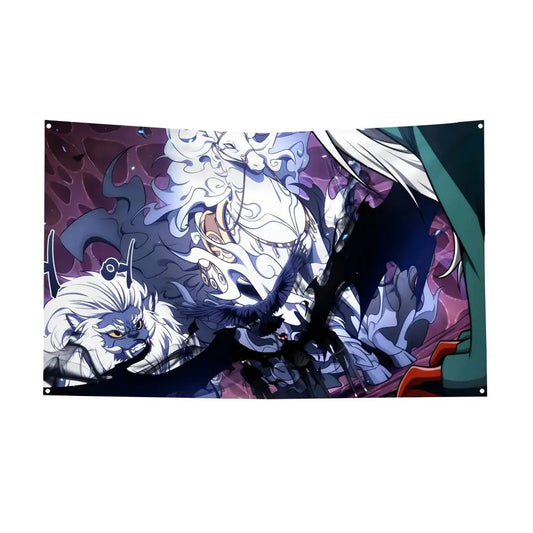 Tomb Raider King Mythical Relics and Winged Warrior Battle Wall Tapestry