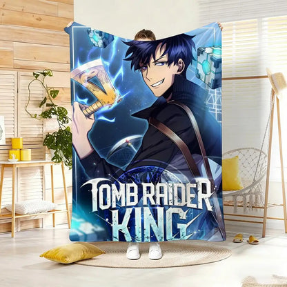 Tomb Raider King Seo Joo-Heon Blue Relic Blanket