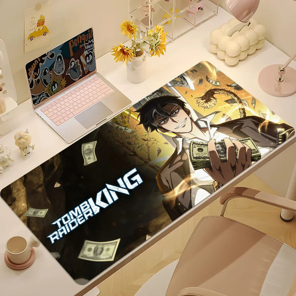 Tomb Raider King Seo Joo-Heon Golden Fortune Large Gaming Mouse Pad
