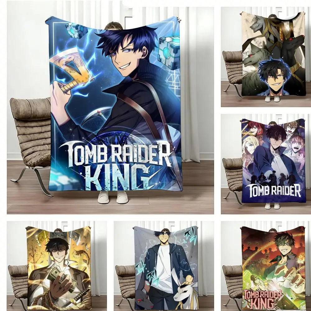 Tomb Raider King Seo Joo-Heon Blue Relic Blanket