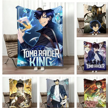 Tomb Raider King Seo Joo-Heon Blue Relic Blanket