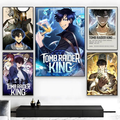 Tomb Raider King Seo Joo-Heon Divine Wolves Poster